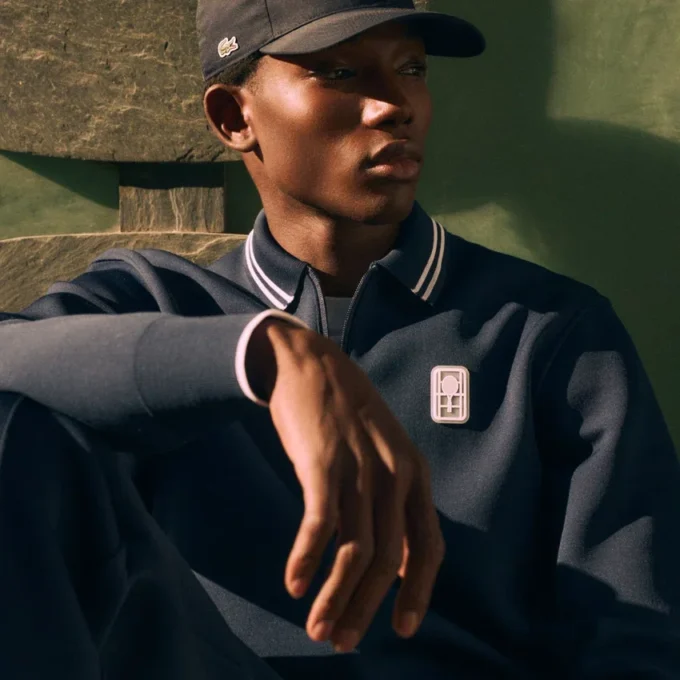 Tennis Heritage Poloshirt mit Reißverschluss