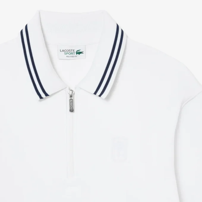 Tennis Heritage Poloshirt mit Reißverschluss