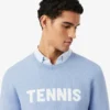 Tennis-Pullover mit Rundhalsausschnitt