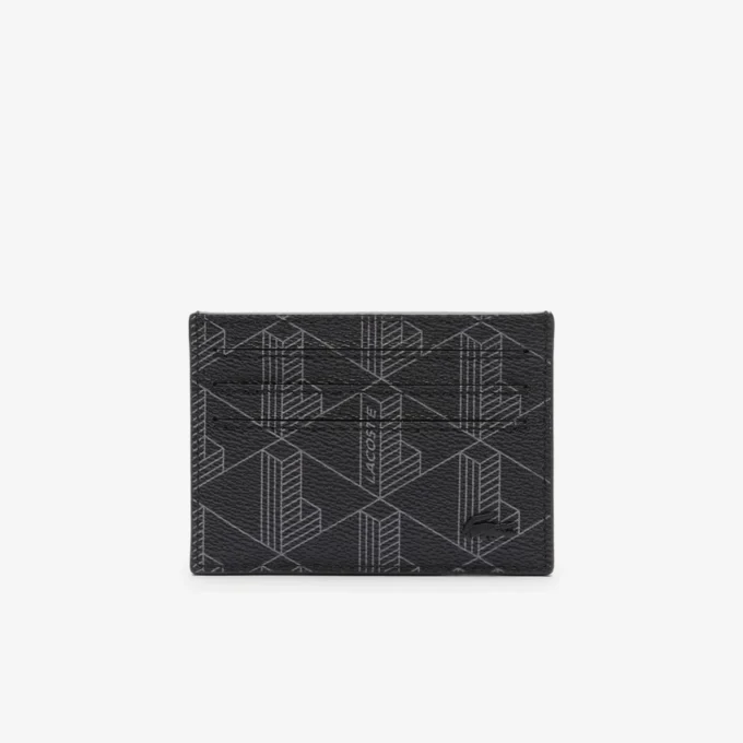 The Blend Monogram Print Canvas Kartenetui