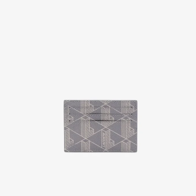 The Blend Monogram Print Canvas Kartenetui