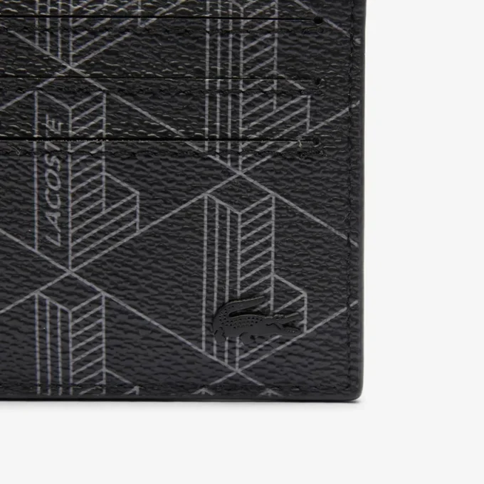 The Blend Monogram Print Canvas Kartenetui