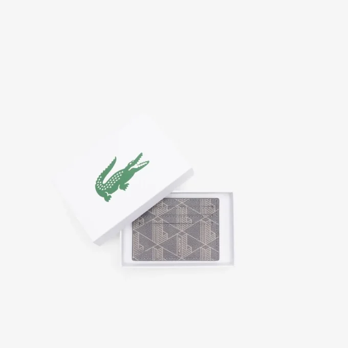 The Blend Monogram Print Canvas Kartenetui