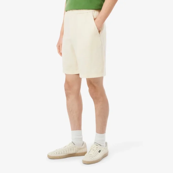 Twill-Shorts aus Leinen-Blend in Regular-Fit