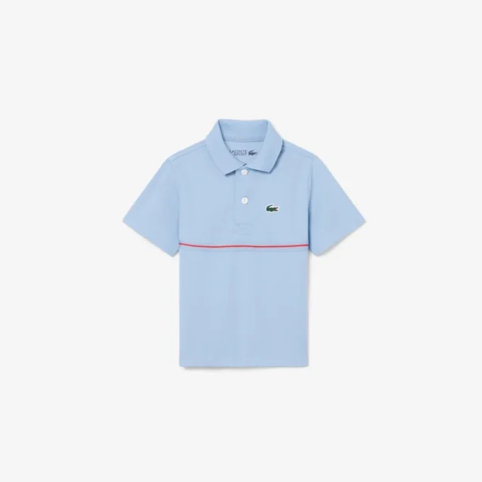 Ultra Dry Piqué-Poloshirt mit Markenstreifen