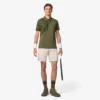 Ultra Dry Printed Slim Fit Tennis-Poloshirt für Herren