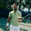 Ultra Dry Printed Slim Fit Tennis-Poloshirt für Herren