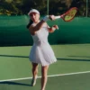 Ultra Dry Stretch-Tennis-Kleid mit Futter