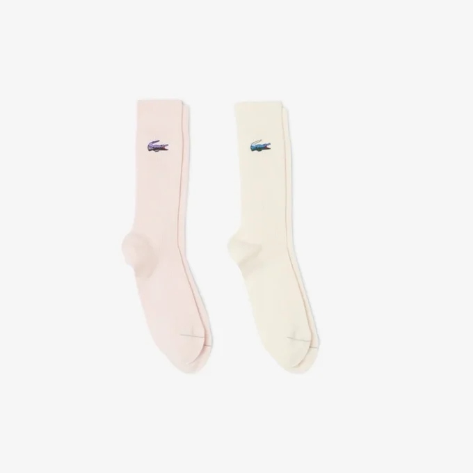 Unisex-2er-Pack Baumwollsocken