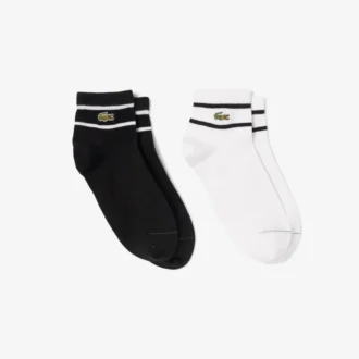 Unisex-2er-Pack gestreifte Socken