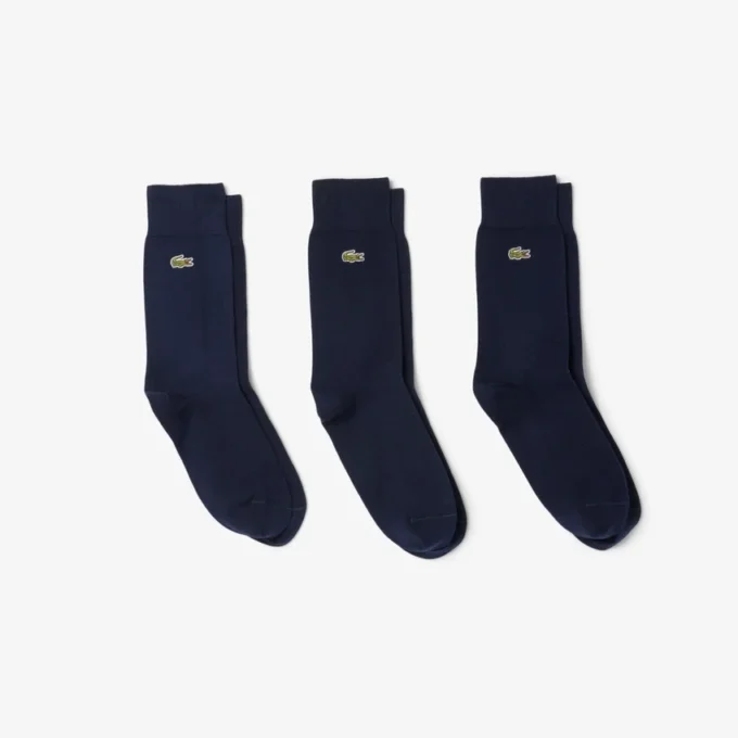 Unisex-3er-Pack lange Socken