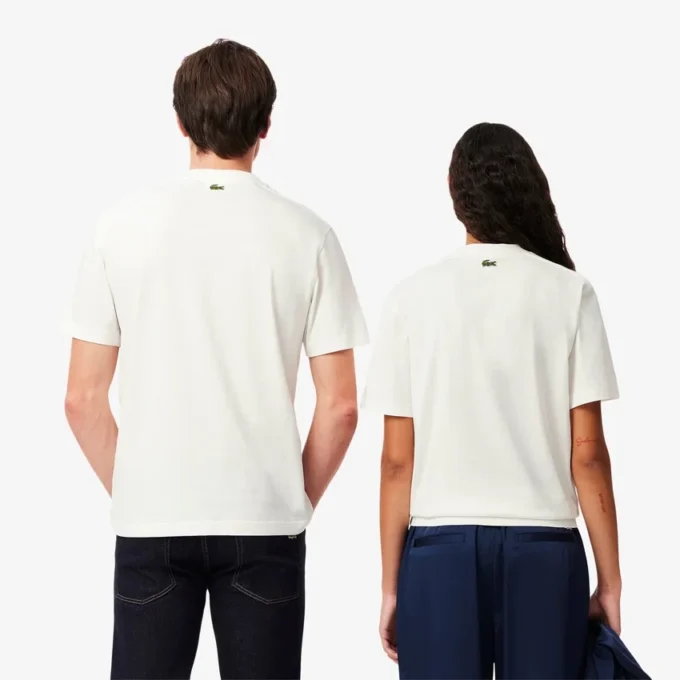 Unisex-Baumwoll-T-Shirt mit charakteristischem Print