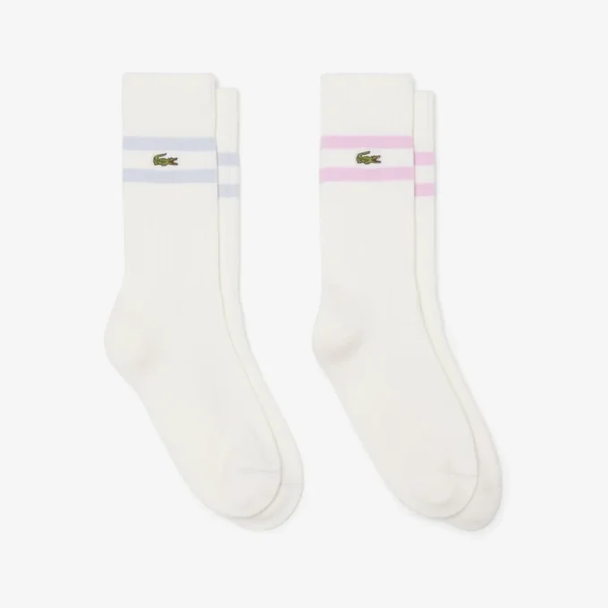 Unisex-Baumwollsocken mit Rippmuster