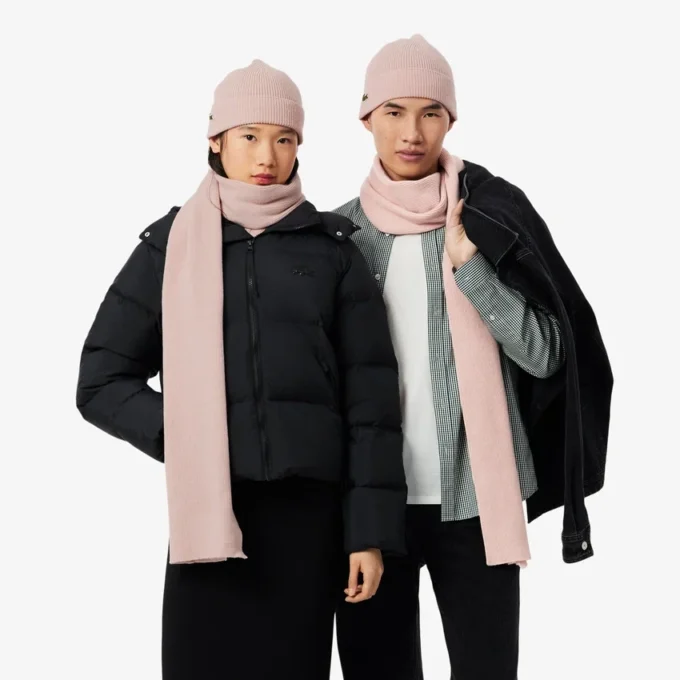 Unisex-Geschenkset aus Wollschal und Mütze