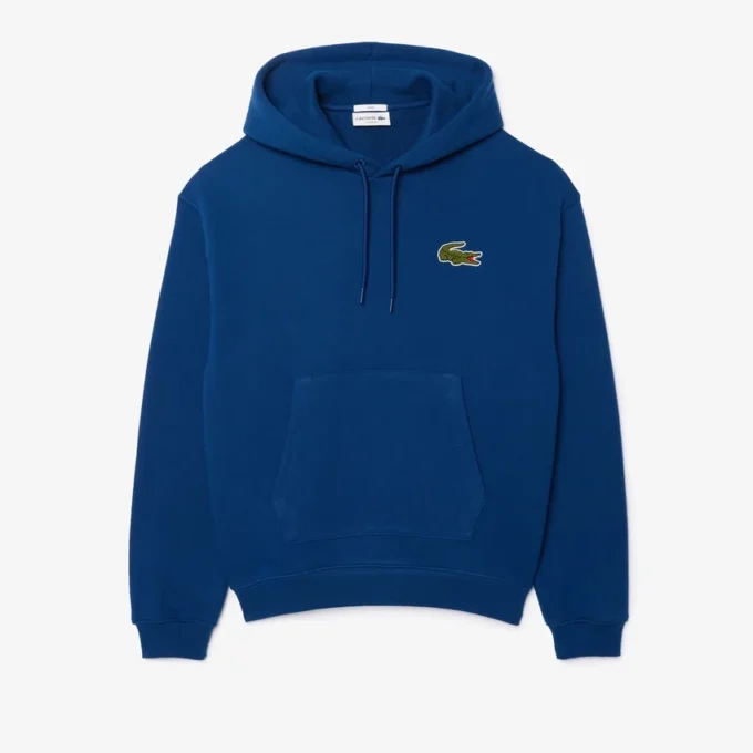 Unisex-Hoodie mit lockerer Passform und Emblem-Akzent