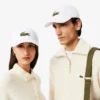 Unisex-Kappe aus Baumwolltwill mit Krokodil-Emblem