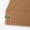 Unisex-Mütze aus gerippter, gebürsteter Wolle