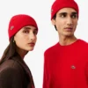 Unisex-Mütze aus gerippter, gebürsteter Wolle
