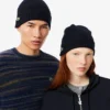 Unisex-Mütze aus gerippter, gebürsteter Wolle