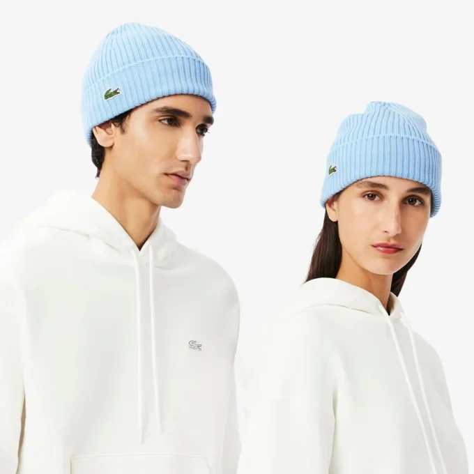 Unisex-Mütze aus gerippter, gebürsteter Wolle