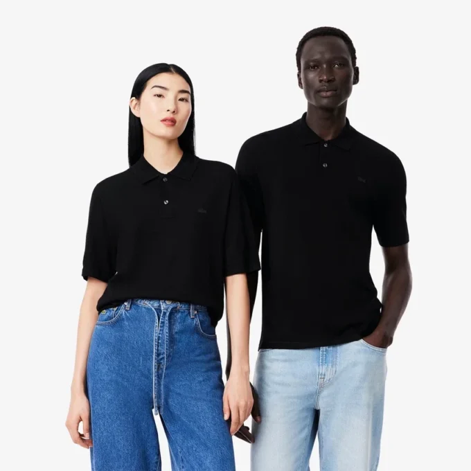 Unisex-Poloshirt aus Merinowolle mit kurzen Ärmeln