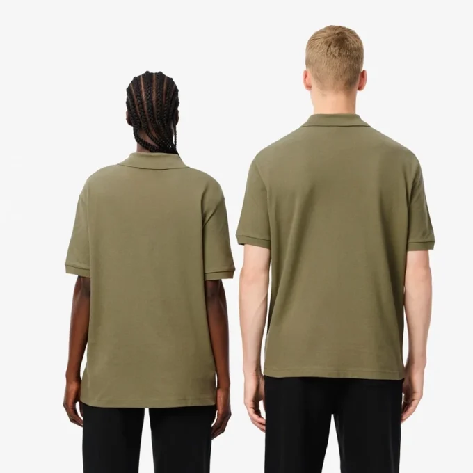 Unisex-Poloshirt mit L.12.12-Piqué-Emblem in lockerer Passform