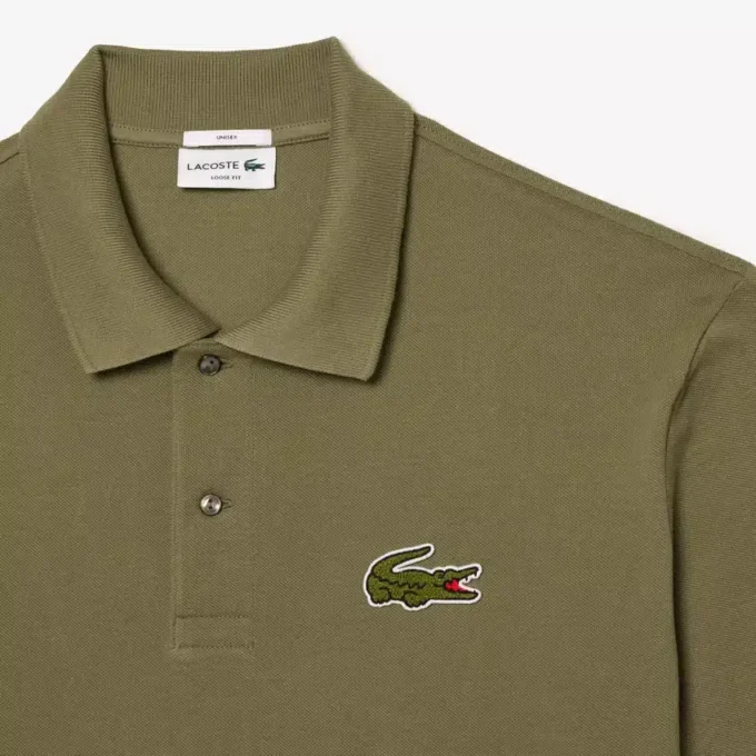 Unisex-Poloshirt mit L.12.12-Piqué-Emblem in lockerer Passform