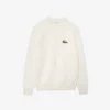 Unisex-Pullover aus gerippter Baumwolle mit Emblem