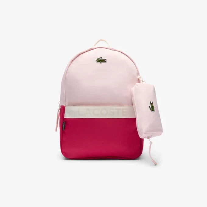Unisex-Rucksack mit 3 Fächern und Federmäppchen