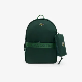 Unisex-Rucksack mit 3 Fächern und Federmäppchen