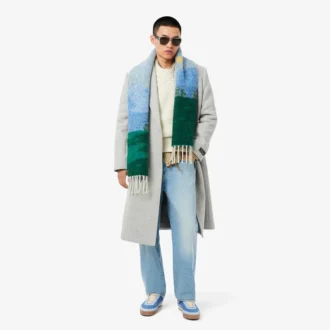 Unisex-Schal aus Alpakawolle mit Landschaftsmotiv