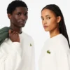 Unisex-Sweatshirt aus Fleece mit lockerer Passform und Emblem