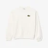Unisex-Sweatshirt aus Fleece mit lockerer Passform und Emblem
