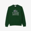 Unisex-Sweatshirt aus Fleece mit Rundhalsausschnitt und Aufdruck