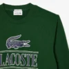 Unisex-Sweatshirt aus Fleece mit Rundhalsausschnitt und Aufdruck