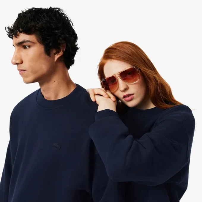 Unisex-Sweatshirt aus schwerem Fleece mit lockerer Passform