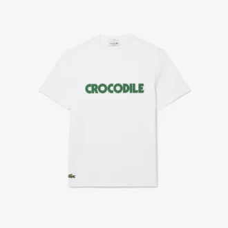 Unisex-T-Shirt aus Baumwolle mit Print