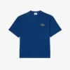 Unisex-T-Shirt aus schwerer Baumwolle mit Emblem, lockere Passform