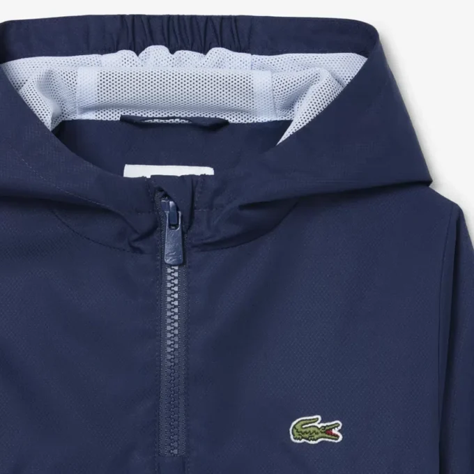 Unisex-Windjacke mit Kapuze