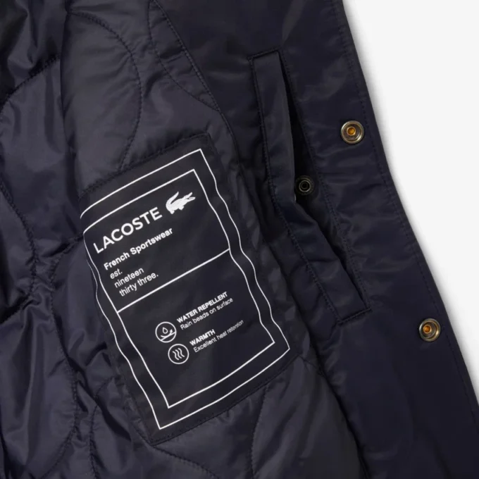 Wasserabweisende Bomberjacke für Herren mit gesticktem Emblem