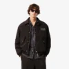 Wasserabweisende Herren-Aviator-Jacke mit Emblem