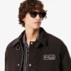Wasserabweisende Herren-Aviator-Jacke mit Emblem