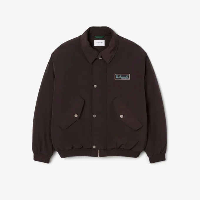 Wasserabweisende Herren-Aviator-Jacke mit Emblem