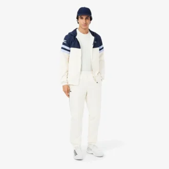 Wasserabweisende Herren-Tennisjacke mit Kapuze