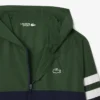 Wasserabweisende Herren-Tennisjacke mit Kapuze