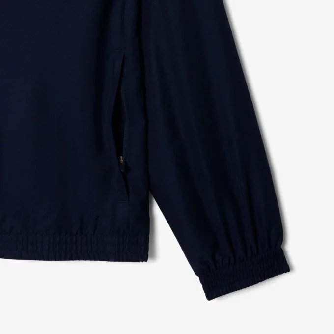 Wasserabweisende Herren-Tennisjacke mit Kapuze