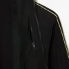 Wasserabweisende Herrenjacke mit Reißverschluss und Kontrastdetails