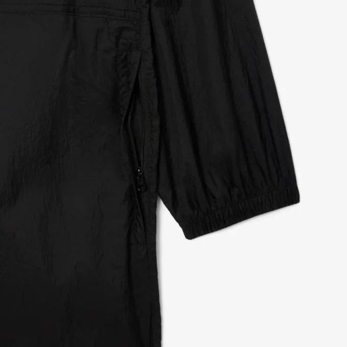 Wasserabweisende, lange, packbare Herrenjacke