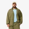Wasserabweisende Windjacke für Herren mit abnehmbarer Kapuze