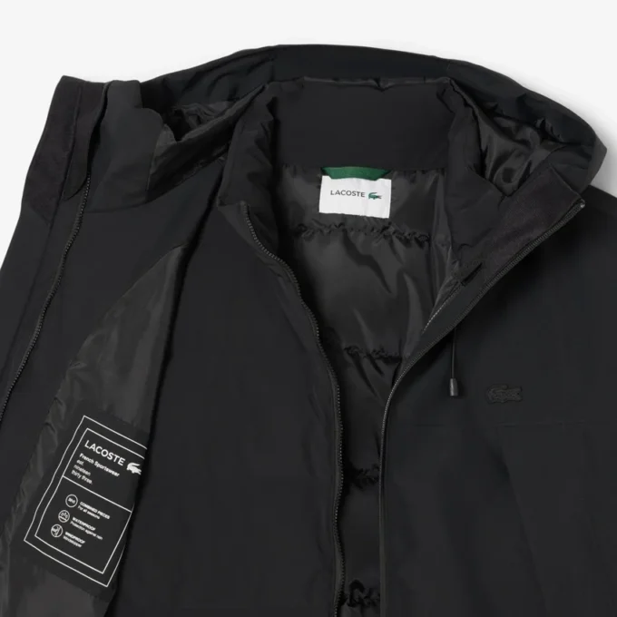 Wasserabweisender, gefütterter 3-in-1-Parka für Herren